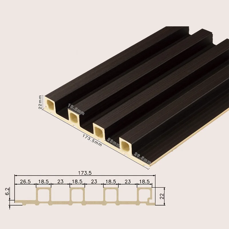 Panneau cannelé creux à 4 grilles 170