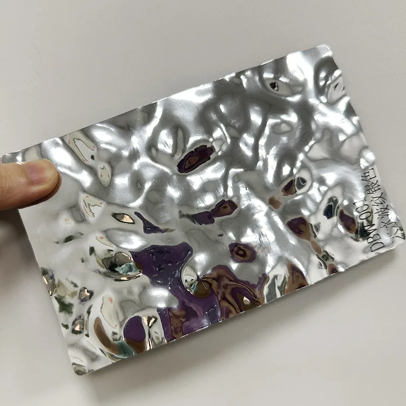 PET Water Ripple Carbon Crystal Wall Panel