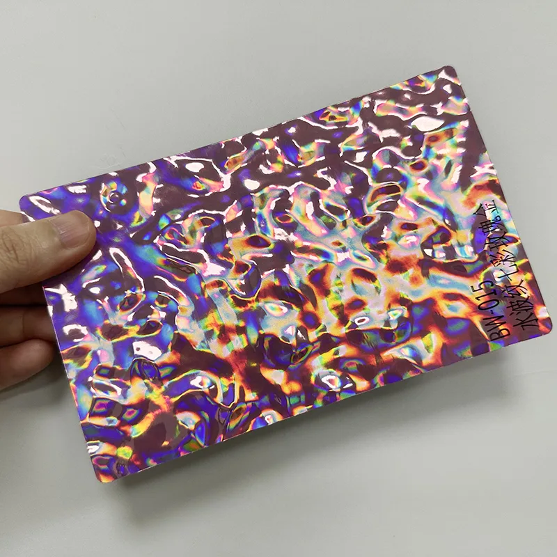 Panneau mural résistant aux chocs en PET ondulé à l'eau